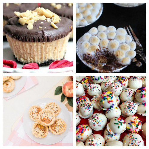 20 Incredible Small Dessert Recipes- These 20 incredible bite sized dessert recipes are super easy to make, taste delicious, and are sure to be a big hit! | small desserts, desserts for parties, #desserts #dessertRecipes #recipes #dessertIdeas #ACultivatedNest