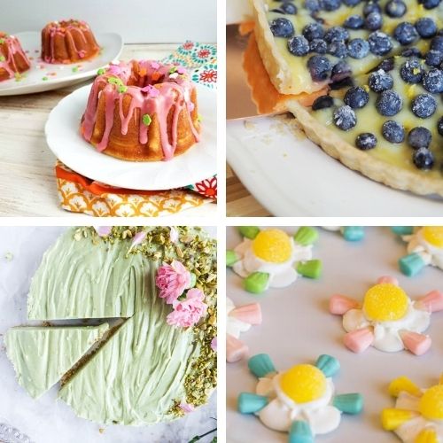 24 Cheery Spring Desserts- Bring the brightness of spring to your dinner table with these cheery spring dessert recipes! They're all so pretty, and delicious! | spring baking, brightly colored desserts, #dessertRecipes #desserts #springRecipes #springDesserts #ACultivatedNest