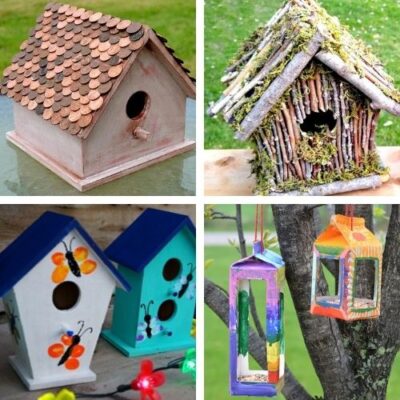 16 DIY Birdhouse Projects- Décor and Kids Crafts- A Cultivated Nest