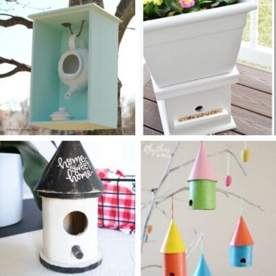 16 DIY Birdhouse Projects- Décor and Kids Crafts- A Cultivated Nest