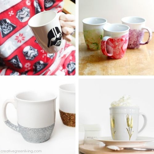 16 Beautiful Mug DIY Gifts- For the perfect gift for Mother's Day, Father's Day, birthdays, and more, check out these beautiful DIY mug gifts! | gifts teens can make, easy homemade gifts, handmade gift ideas, #handmadeGift #handmadeMugs #giftIdeas #diyGifts #ACultivatedNest