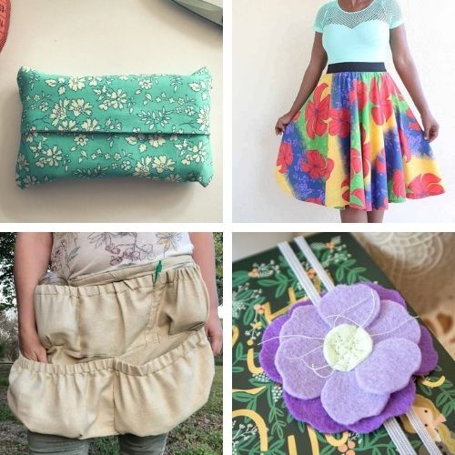 16 Fun Spring Sewing Crafts- This spring, use your sewing skills to make something fun! These spring sewing projects are perfect for beginners and more experienced sewers! | #sewingProjects #sewing #springSewing #springCrafts #ACultivatedNest