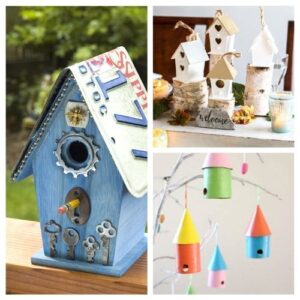 16 DIY Birdhouse Projects- Décor and Kids Crafts- A Cultivated Nest