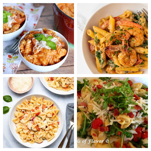 20 Delicious Pasta Dinner Recipes- Your taste buds will be thanking you when you bite into these 20 delicious pasta dinner recipes! They are easy and tasty! | #recipe #pasta #dinnerRecipes #easyDinnerIdeas #ACultivatedNest