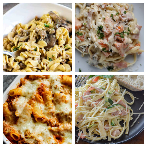 20 Delicious Pasta Recipes- Your taste buds will be thanking you when you bite into these 20 delicious pasta dinner recipes! They are easy and tasty! | #recipe #pasta #dinnerRecipes #easyDinnerIdeas #ACultivatedNest