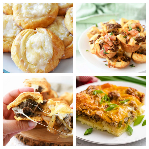 20 Delicious Recipes Using Crescent Roll Dough- Here are 20 delicious things to make with crescent roll dough. Whether you are looking for something sweet or savory, it's in this list! | #recipe #recipes #dessertRecipes #crescentRolls #ACultivatedNest