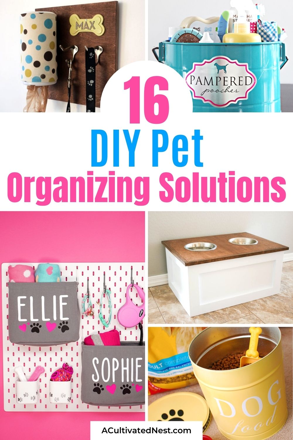 Pet Food Storage - How to Make this Cute DIY Solution - Real Creative Real  Organized