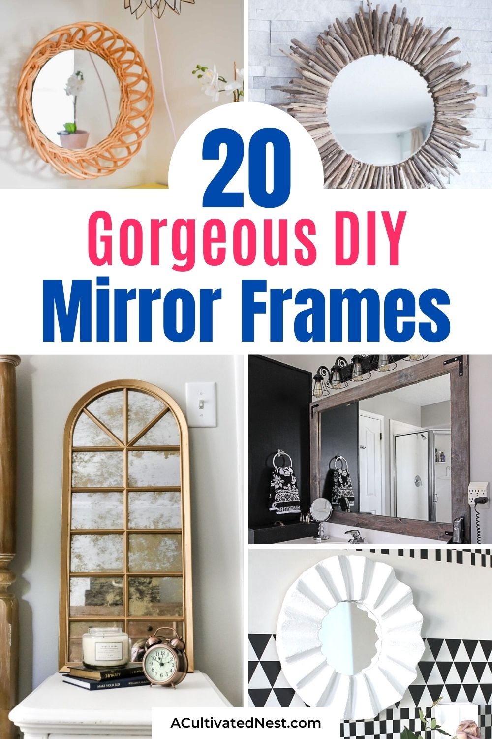 20 Fantastic DIY Mirror Frame Ideas