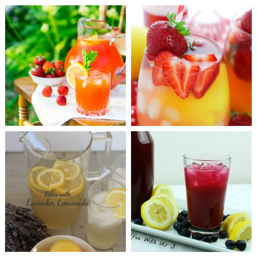 20 Delicious Lemonade Recipes from Scratch- Quench your thirst with these delicious homemade lemonade recipes! They are easy to make and are the perfect treat on a hot day! | how to make lemonade from scratch, #recipe #drinkRecipe #lemonade #summerDrinks #ACultivatedNest