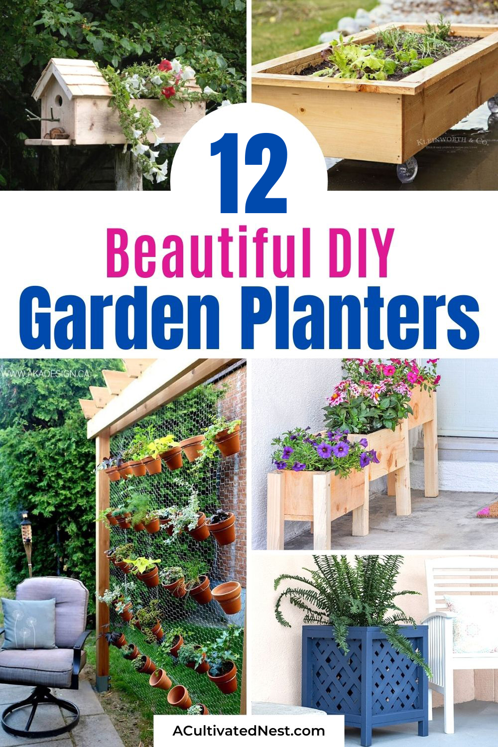 12 Easy DIY Garden Planters