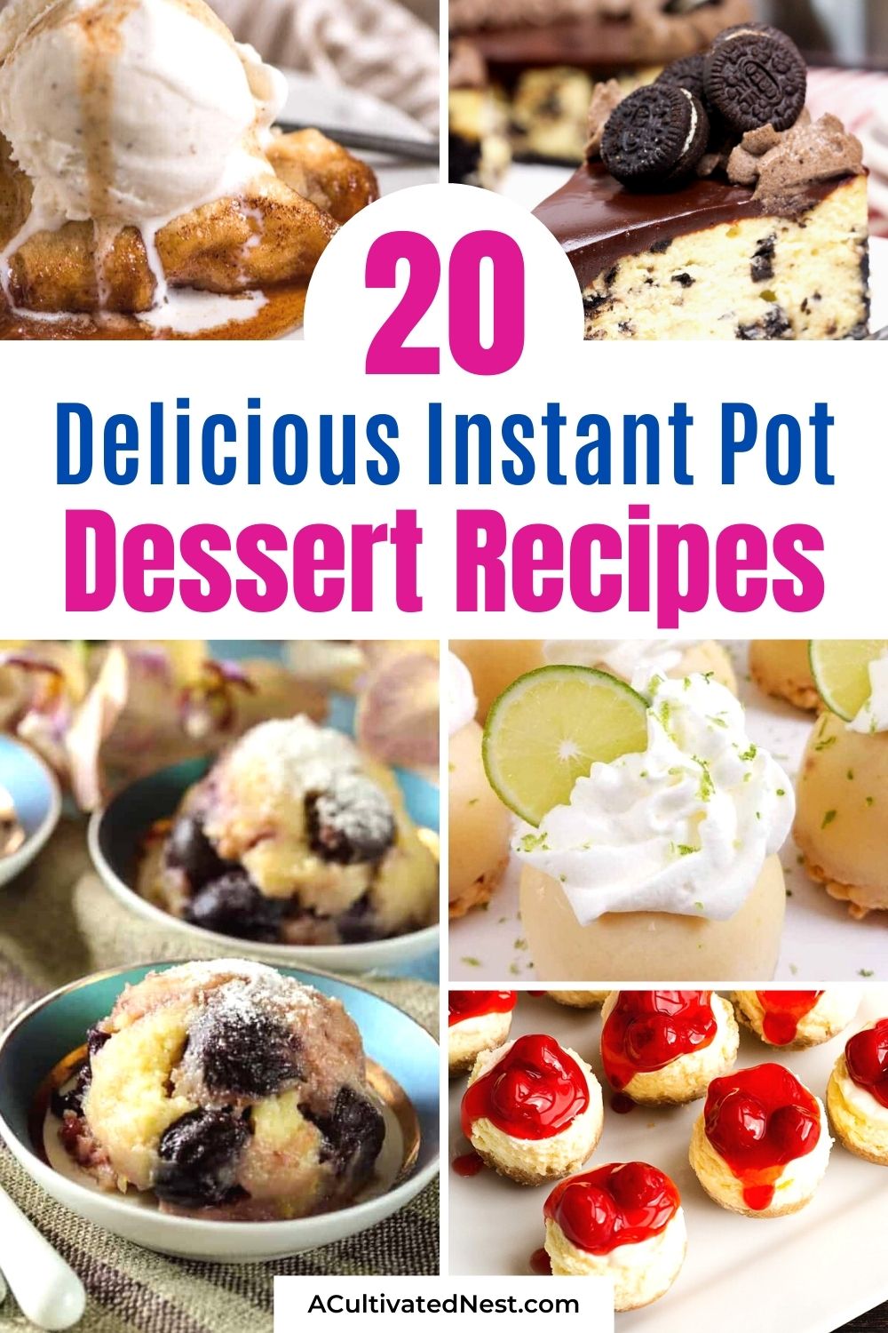 20 Instant Pot Dessert Recipes