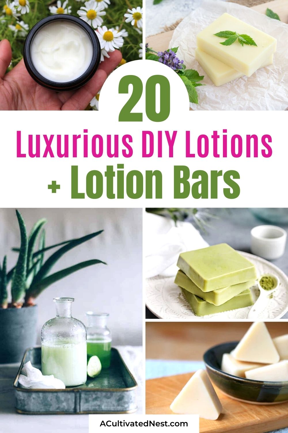 20 Luxurious DIY Lotions and Lotion Bars
