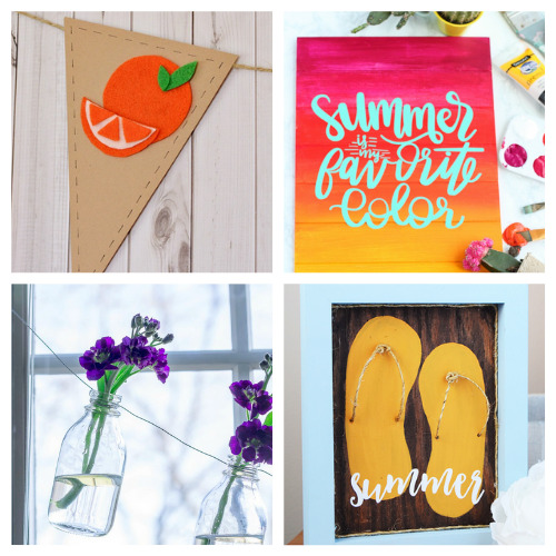 20 Fun Summer DIYs- These fun summer crafts are perfect for teens and adults. Everyone will have a blast working on them, and they are utterly adorable! | #summerCrafts #craftIdeas #summerDIYs #diyProjects #ACultivatedNest
