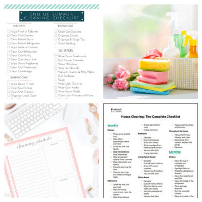 20 Summer Cleaning and Decluttering Checklists- A Cultivated Nest