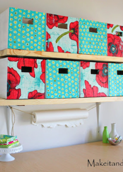 second life of old things // storage boxes from old carton 