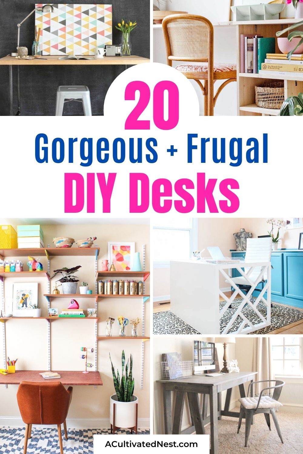 20 Cheap and Easy DIY Desk Ideas You Can Build - Making Manzanita