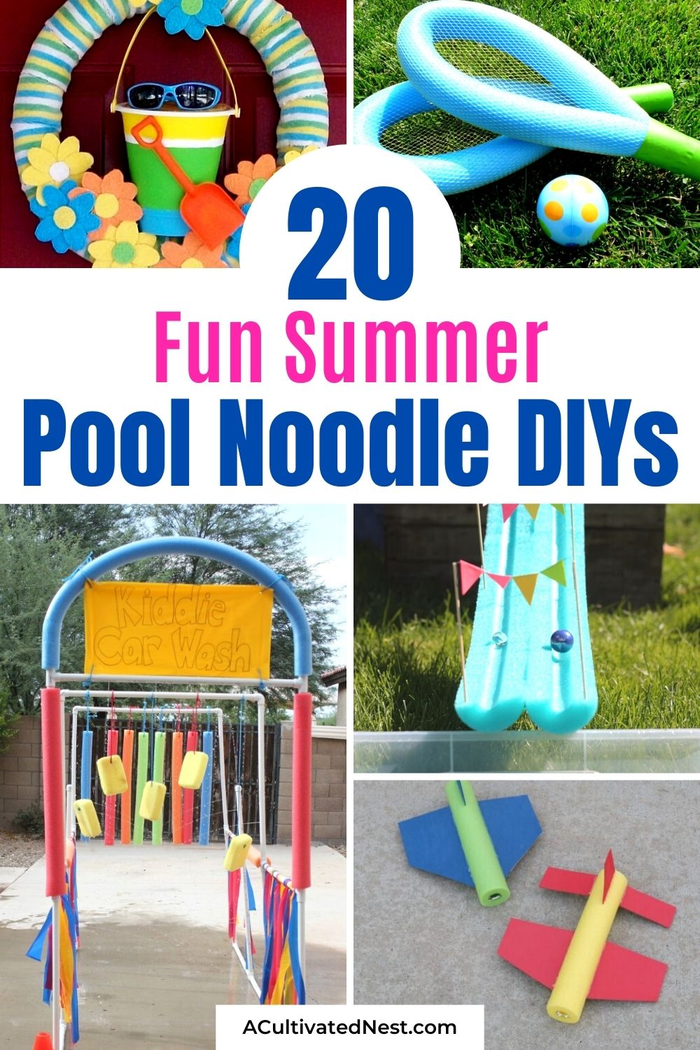 20 Fun Summer Pool Noodle DIY Ideas 