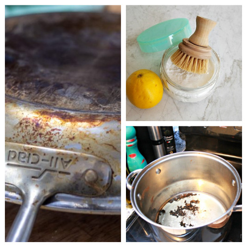 10 Best Cookware Cleaning Tips- These are the 10 best cookware cleaning tips that will leave your pots and pans looking brand new! These cookware cleaning hacks all so easy to do! | cleaning copper cookware, cleaning stainless steel cookware, cleaning cast iron pans, #cleaningTips #cleaning #cleaningHacks #kitchenCleaning #ACultivatedNest