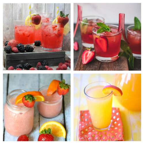 20 Homemade Drink Recipes Made with Real Fruit- Sip on these 20 homemade fruit drink recipes this summer! They will cool you off and refresh you even on the hottest days! | drinks made with real fruit, summer drinks, #fruitDrinks #drinkRecipes #nonalcoholicDrinks #recipes #ACultivatedNest