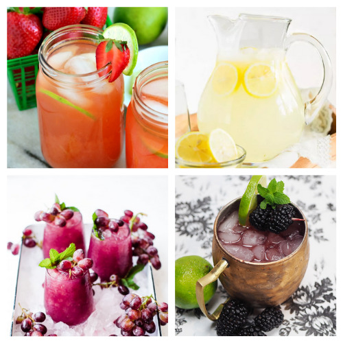 20 Homemade Summer Fruit Drink Recipes- Sip on these 20 homemade fruit drink recipes this summer! They will cool you off and refresh you even on the hottest days! | drinks made with real fruit, summer drinks, #fruitDrinks #drinkRecipes #nonalcoholicDrinks #recipes #ACultivatedNest