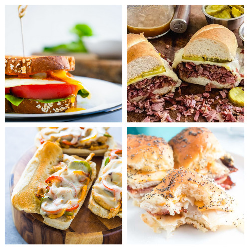 20 Mouthwatering Homemade Sandwiches- These 20 sandwich recipes will have your mouth watering! They are quick and easy to make, plus, they're perfect for all occasions! | #sandwich #sandwichRecipes #lunchRecipes #recipes #ACultivatedNest
