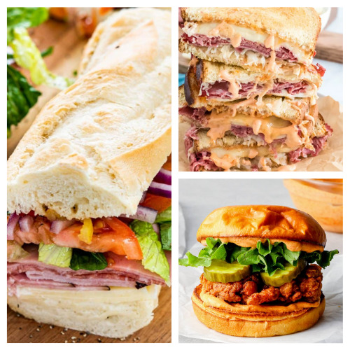 20 Mouthwatering Sandwich Recipes- These 20 sandwich recipes will have your mouth watering! They are quick and easy to make, plus, they're perfect for all occasions! | #sandwich #sandwichRecipes #lunchRecipes #recipes #ACultivatedNest