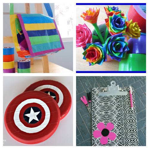 16 Creative Duct Tape DIYs- These 16 creative duct tape crafts are a blast to put together! They are great for kids and adults that want to get busy crafting. | #craft #crafting #ductTapeCrafts #craftsForTeenagers #ACultivatedNest