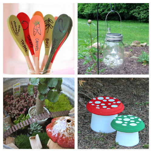 20 Brilliant Dollar Store Garden DIYs- We have compiled 20 brilliant dollar store garden DIYs that you can do this weekend! They are simple and add some fun to your garden! | #dollarStoreCrafts #craft #gardenDIY #gardening #ACultivatedNest