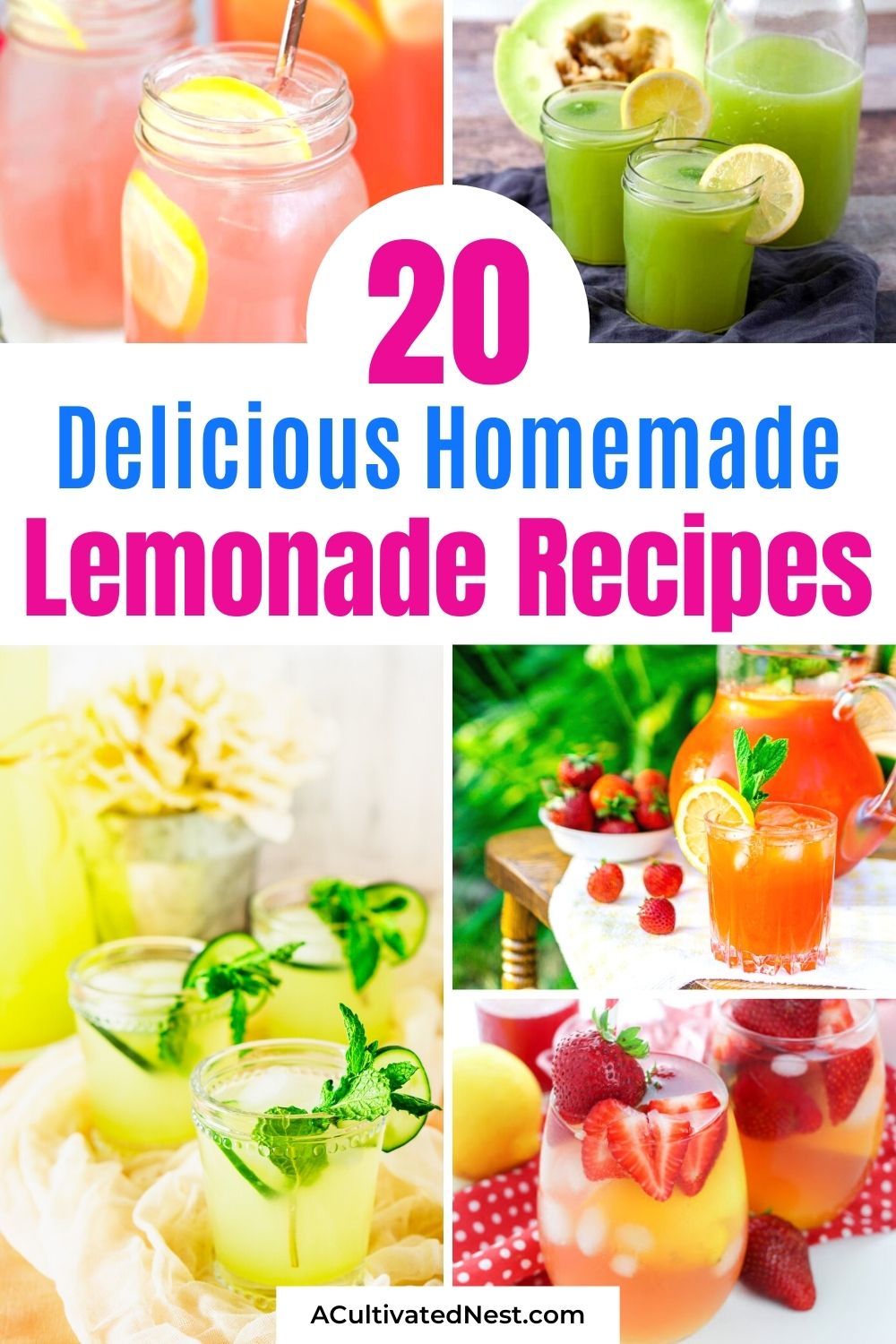 20 Delicious Homemade Lemonade Recipes