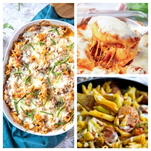 20 Delicious Pasta Dinner Recipes- Your taste buds will be thanking you when you bite into these 20 delicious pasta dinner recipes! They are easy and tasty! | #recipe #pasta #dinnerRecipes #easyDinnerIdeas #ACultivatedNest