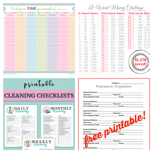 20 Helpful Homemaking Free Printables- These 20 helpful free homemaking printables are just what you need to keep your home and life in order. They're easy to follow and so useful! | budgeting, meal planning, cleaning tips, home binder printable pages, mom binder printables #freePrintables #printable #homemaking #housekeeping #ACultivatedNest