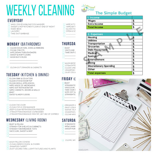 Free June 2019 Homekeeping Calendar - Clean Mama