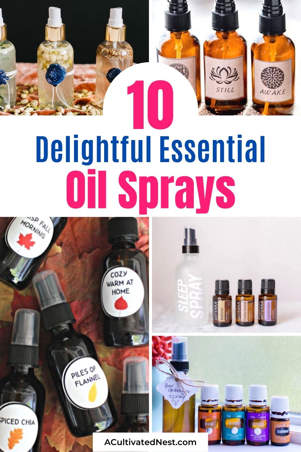 10 Delightful DIY Essential Oil Sprays