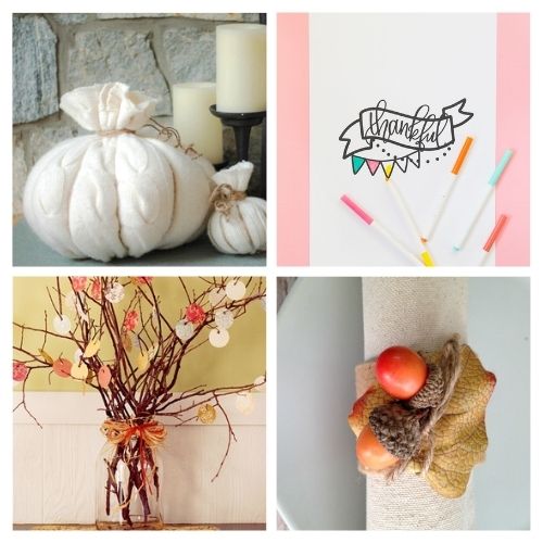 2 Easy Dollar Store Thanksgiving Projects with Cricut - Creative Ramblings