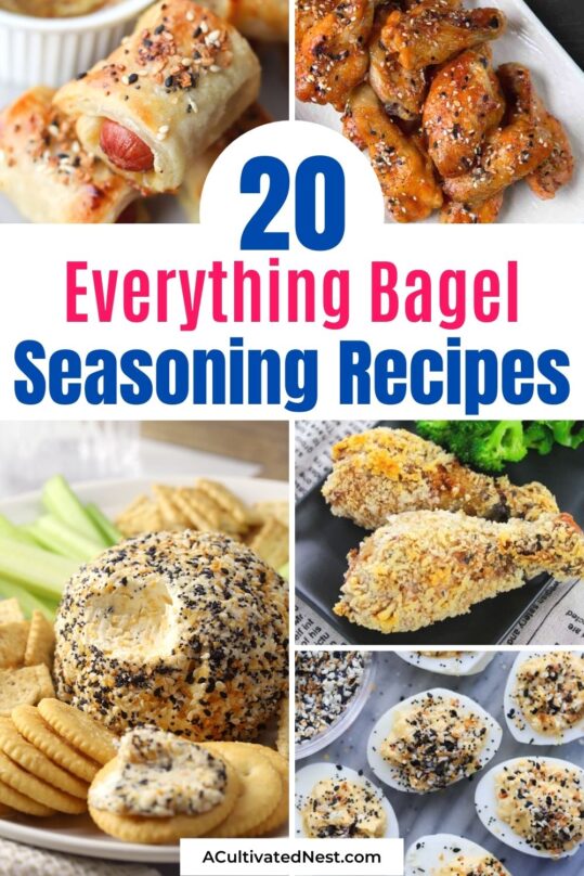 20 Everything Bagel Seasoning Recipes- A Cultivated Nest