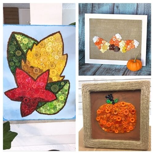 Calendar • Crafty DIY: Fall Button Art