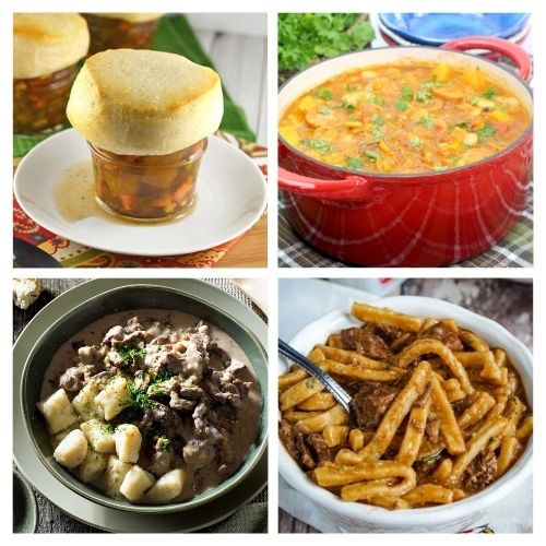 20 Hearty Stews for Cold Weather- Curl up in your favorite chair with one of these hearty stews for cold weather, and you'll be warm and happy on any cold day! | fall stew recipe, winter stew recipe, slow cooker stew recipe, Crock-Pot stew recipe #stew #recipe #food #slowCookerRecipes #ACultivatedNest