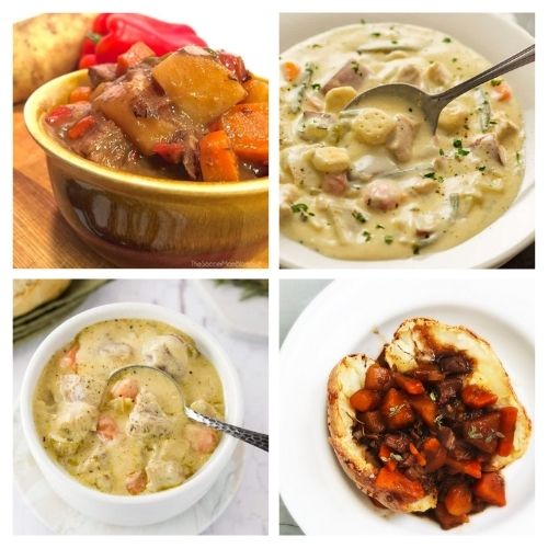 20 Hearty Winter Stew Recipes- Curl up in your favorite chair with one of these hearty stews for cold weather, and you'll be warm and happy on any cold day! | fall stew recipe, winter stew recipe, slow cooker stew recipe, Crock-Pot stew recipe #stew #recipe #food #slowCookerRecipes #ACultivatedNest