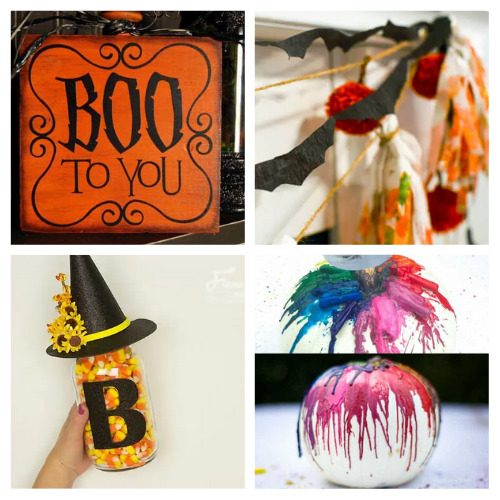 20 Budget-Friendly Halloween DIY Decor- Get your home ready for Halloween on a budget with these fun and frugal Halloween DIY decorations! There is so much fun décor you can make! | #Halloween #DIY #diyProjects #HalloweenDecor #ACultivatedNest