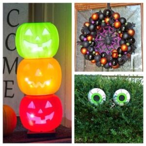 20 DIY Outdoor Halloween Decorations- A Cultivated Nest