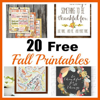 20 Pretty Free Fall Printables- A Cultivated Nest