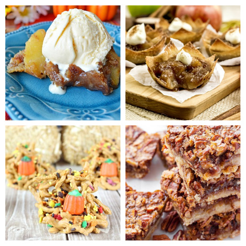 20 Delicious Thanksgiving Dessert Recipes- Serve all of your guests' favorites this year, with this big list of delicious Thanksgiving dessert recipes as inspiration! | #Thanksgiving #dessertRecipes #ThanksgivingDesserts #ThanksgivingRecipes #ACultivatedNest