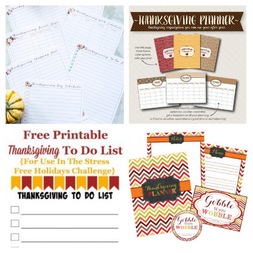 20 Free Thanksgiving Planner and Checklist Printables- Have the best Thanksgiving ever by planning for it in advance! Here are many free Thanksgiving planner printables to help you out! | #Thanksgiving #freePrintables #ThanksgivingPlanner #plannerPrintables #ACultivatedNest