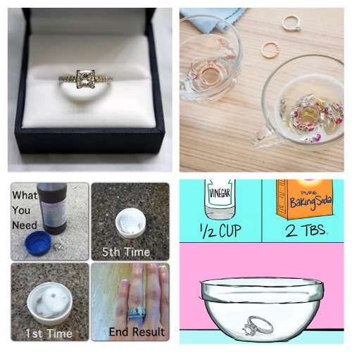 12 Jewelry DIY Cleaner Recipes- Save time and money and clean your jewelry at home with these homemade jewelry cleaners! They make cleaning your jewelry easy! | #homemadeCleaner #jewelryCleaning #cleaningRecipes #jewelry #ACultivatedNest