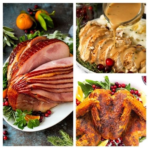 20 Delicious Christmas Dinner Recipes- Looking for a new tasty dish to serve for Christmas this year? You have to check out these delicious Christmas dinner recipes! | Christmas turkey recipes, ham recipes, chicken recipes, #ChristmasDinner #ChristmasRecipes #dinnerRecipes #Christmas #ACultivatedNest