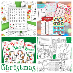 20 Free Printable Christmas Activities for Kids- A Cultivated Nest