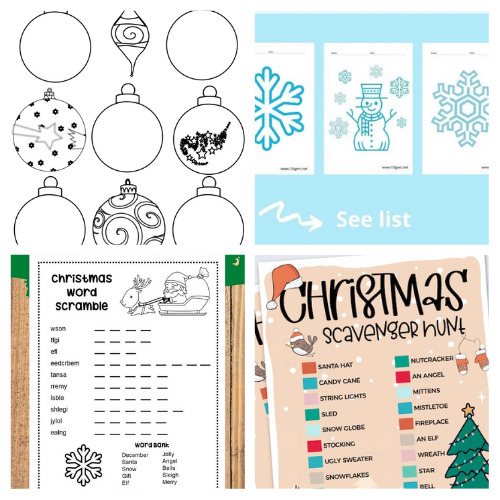 20 Free Christmas Activity Printables for Kids- Keep your kids busy this holiday season on a budget with these fun free printable Christmas activities for kids! | free printable activity sheets for kids, Christmas activities for kids, #freePrintables #kidsActivities #ChristmasPrintables #kidsChristmasActivities #ACultivatedNest
