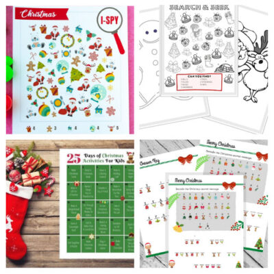 20 Free Printable Christmas Activities for Kids- A Cultivated Nest