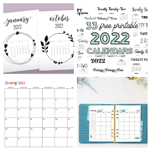 Free Printable Christmas Printables 2022 20 Handy Free Printable 2022 Calendars- A Cultivated Nest