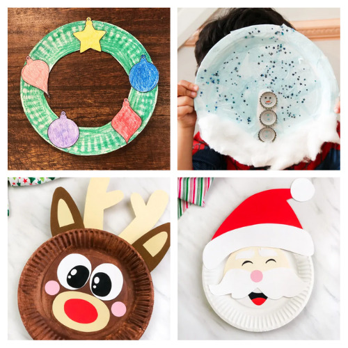 20 Fun Christmas Paper Plate Kids Crafts- If your kids can't wait for Christmas, let them have some festive fun with these Christmas paper plate kids crafts! | #ChristmasCrafts #kidsCrafts #paperPlateCrafts #kidsActivities #ACultivatedNest